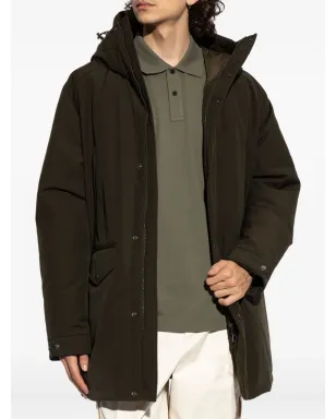 Moncler フード付きフラップポケットコート - サムネイル1