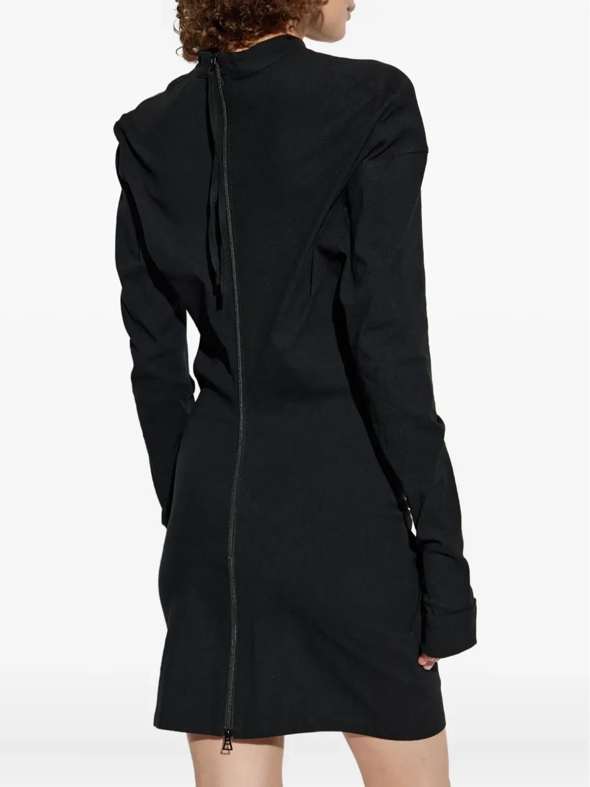 Issey Miyake ボタンフロント ポケット付き ミニドレス - 画像3