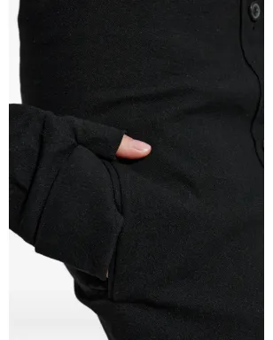 Issey Miyake ボタンフロント ポケット付き ミニドレス - サムネイル4