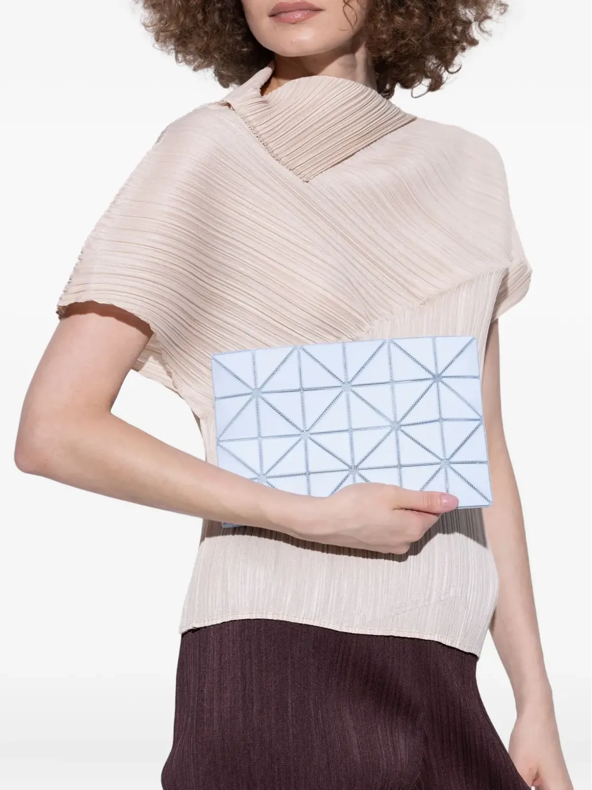 Bao Bao Issey Miyake ジオメトリック柄クラッチバッグ - 画像2