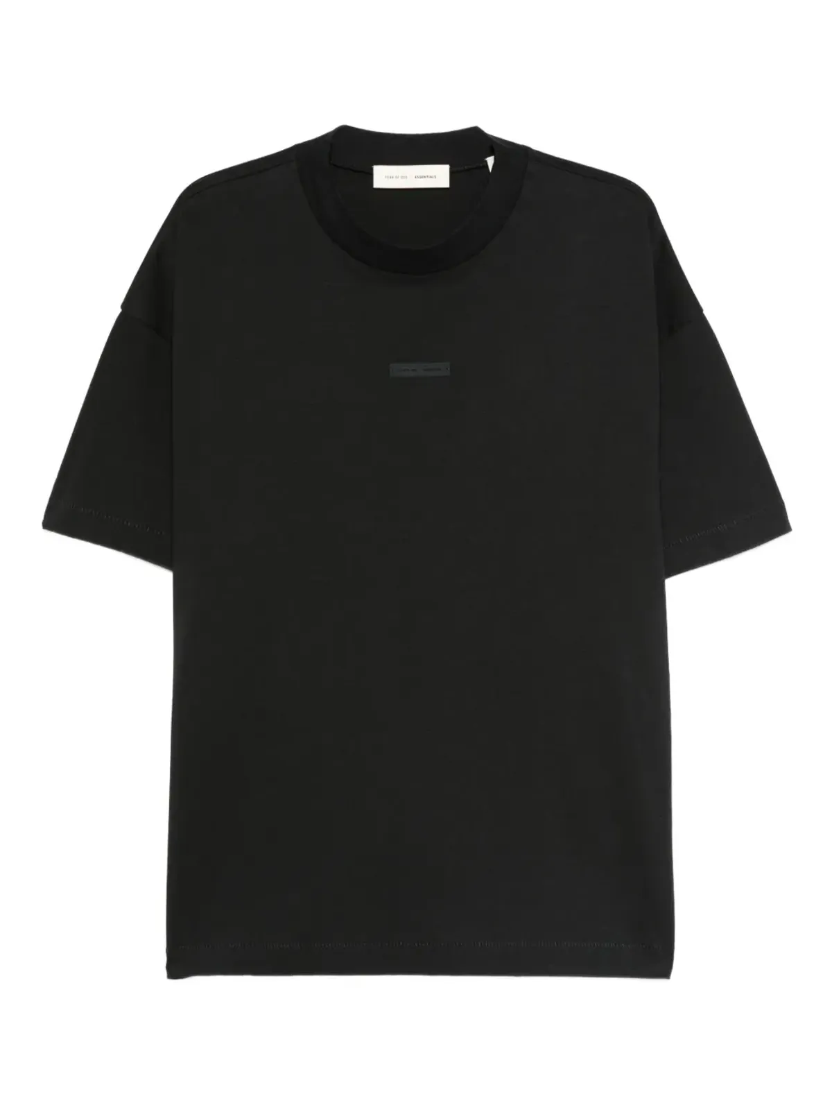 FEAR OF GOD ESSENTIALS ロゴプレート コットン Tシャツ - 画像1