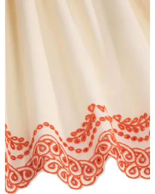 Molo Clementine刺繍フリルドレス - サムネイル3