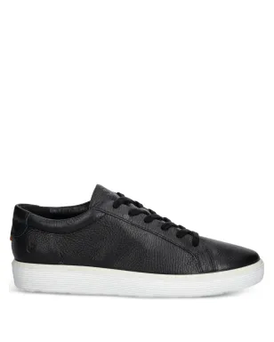 ECCO Soft 60 レースアップスニーカー - ブラック - サムネイル1