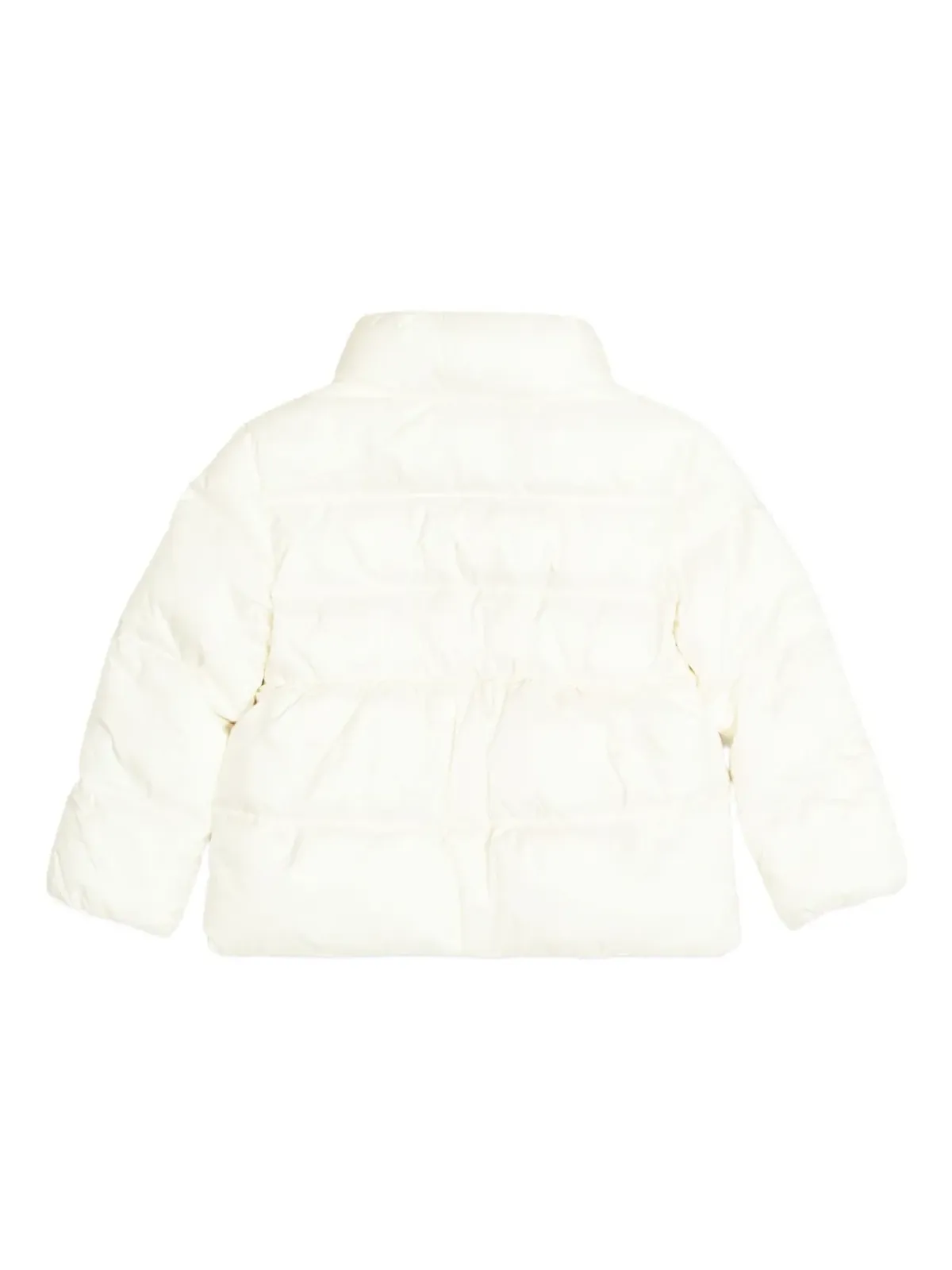 Moncler Enfant Joelette quilted logo-patch padded jacket - White - 画像2