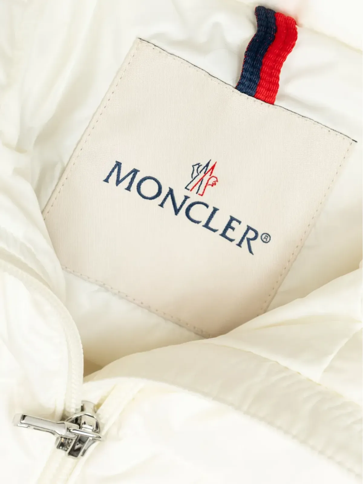 Moncler Enfant Joelette quilted logo-patch padded jacket - White - 画像4