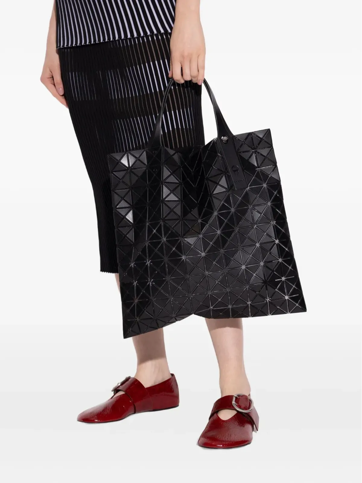 Bao Bao Issey Miyake 幾何学柄トートバッグ - 画像2