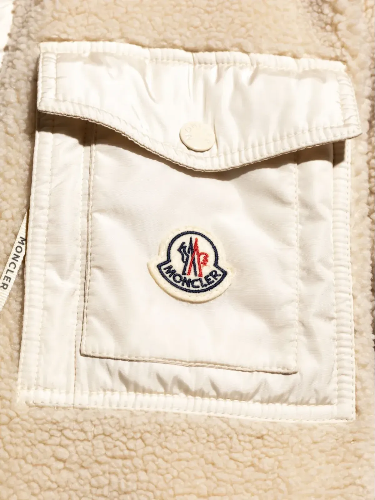 Moncler パッチポケット フリースセーター - 画像5