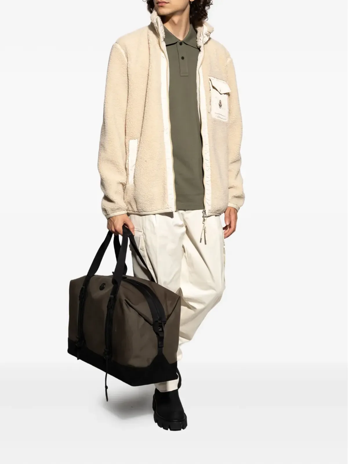 Moncler パッチポケット フリースセーター - 画像2