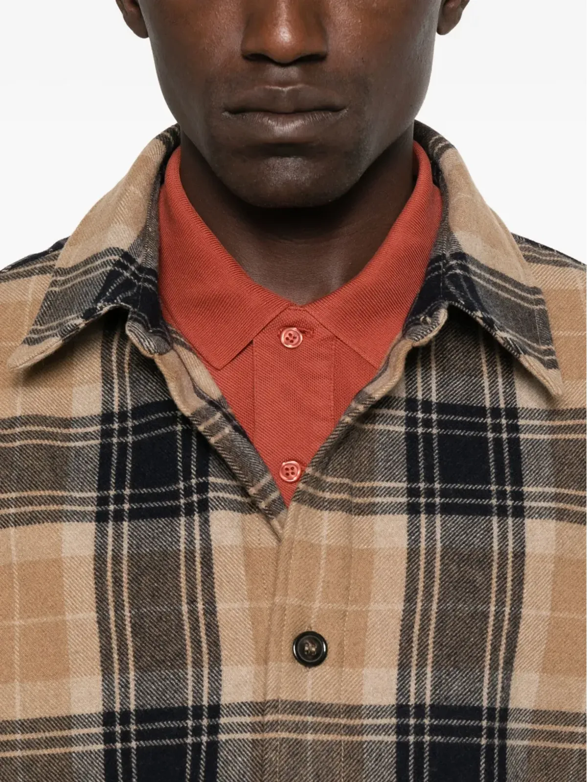 A.P.C. チェック柄シャツ - 画像5