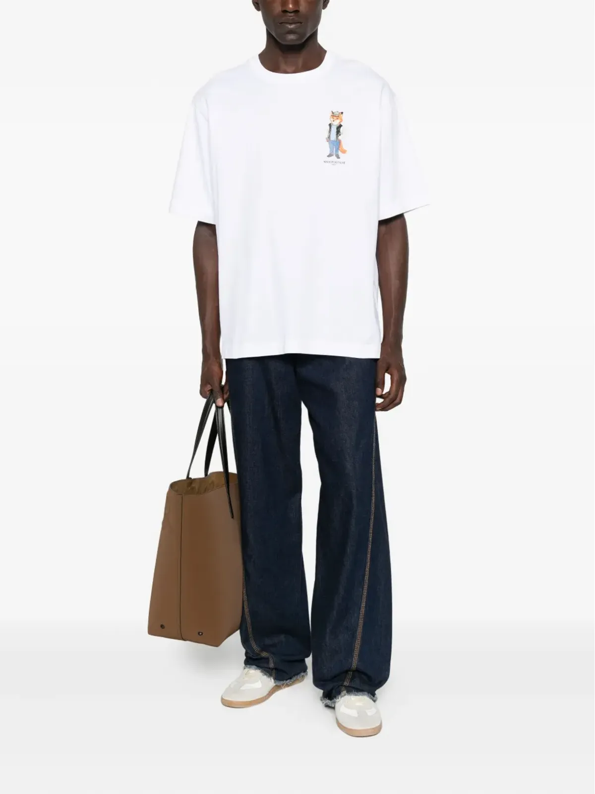 Maison Kitsuné フォックスプリント Tシャツ - 画像2