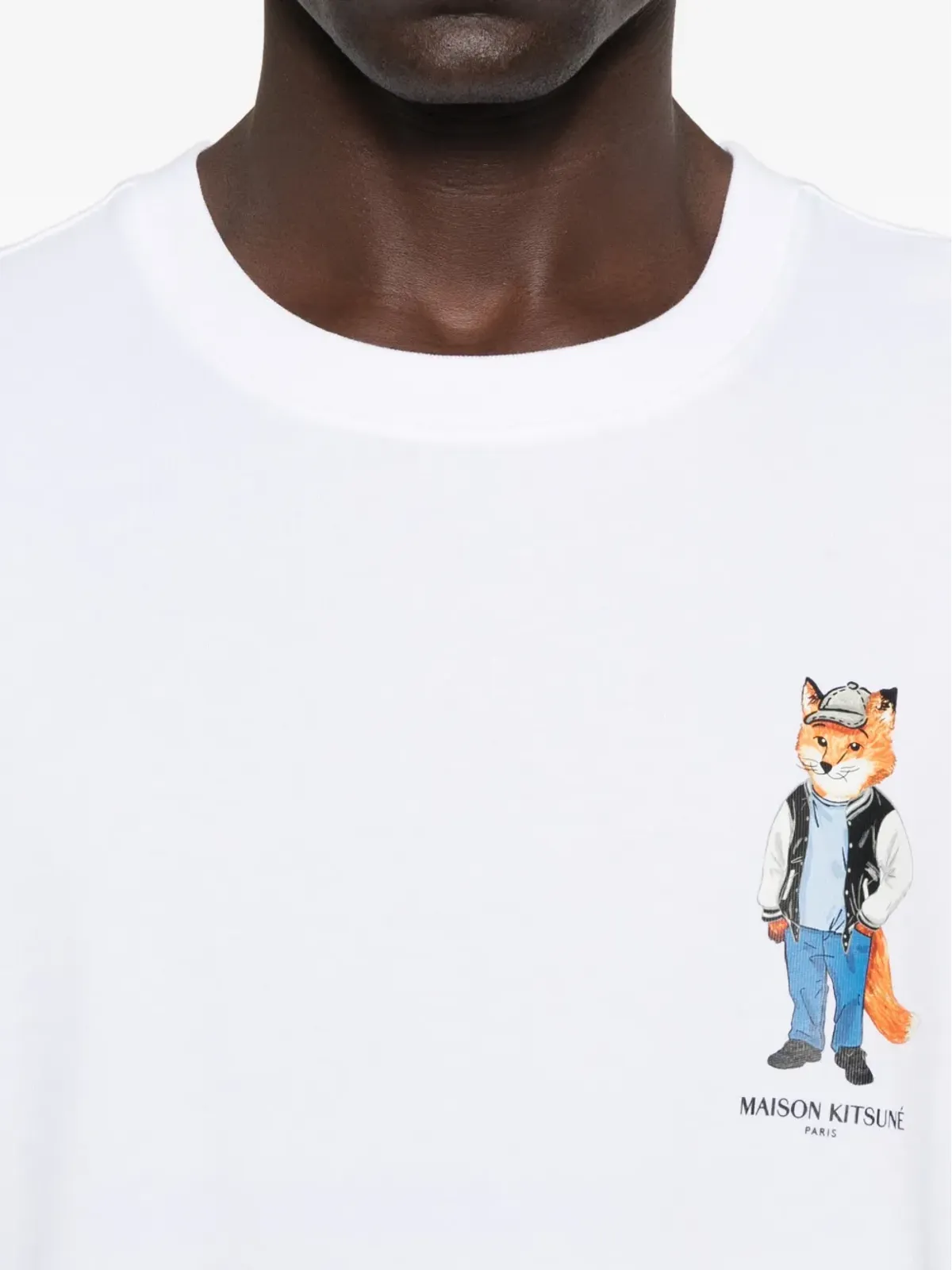 Maison Kitsuné フォックスプリント Tシャツ - 画像4