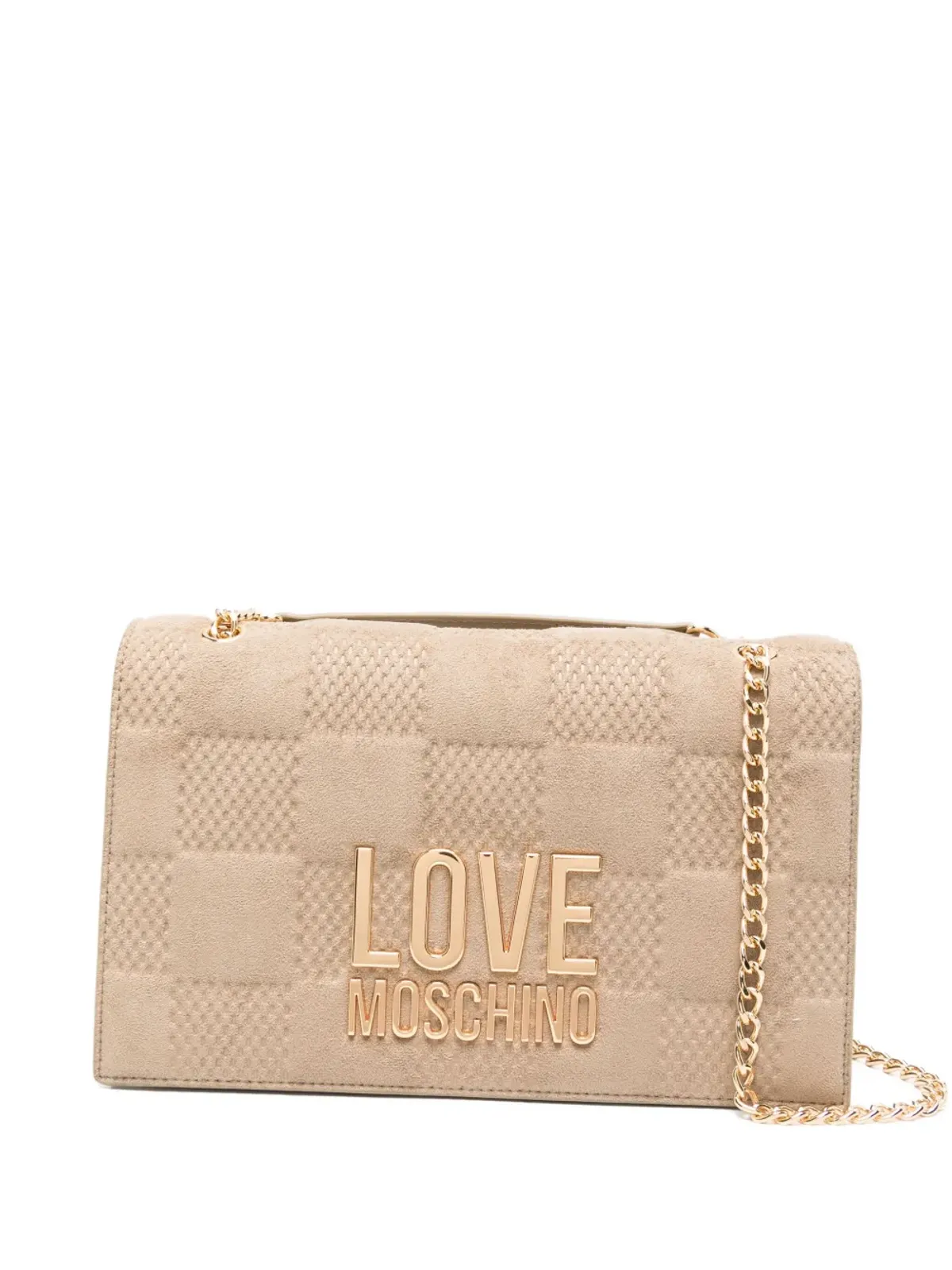 Love Moschino キルティング ロゴ ショルダーバッグ - 画像1