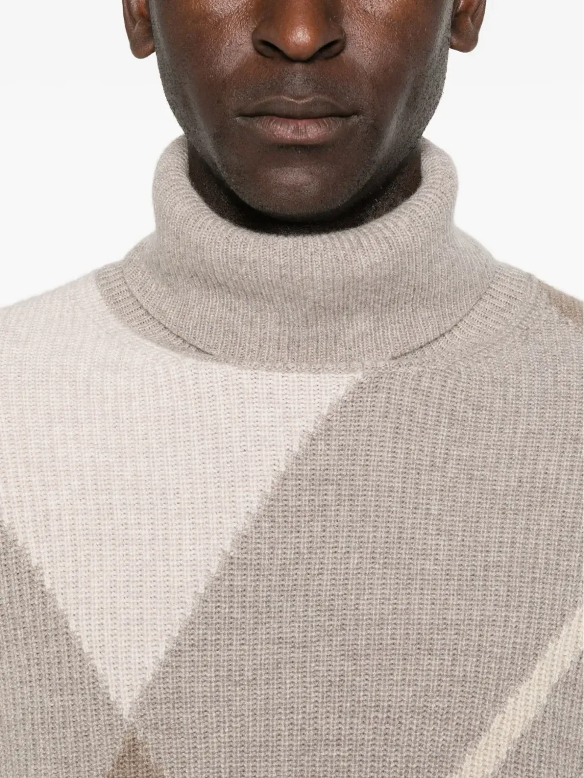 BOMPARD アーガイルダイヤモンド柄セーター - 画像5