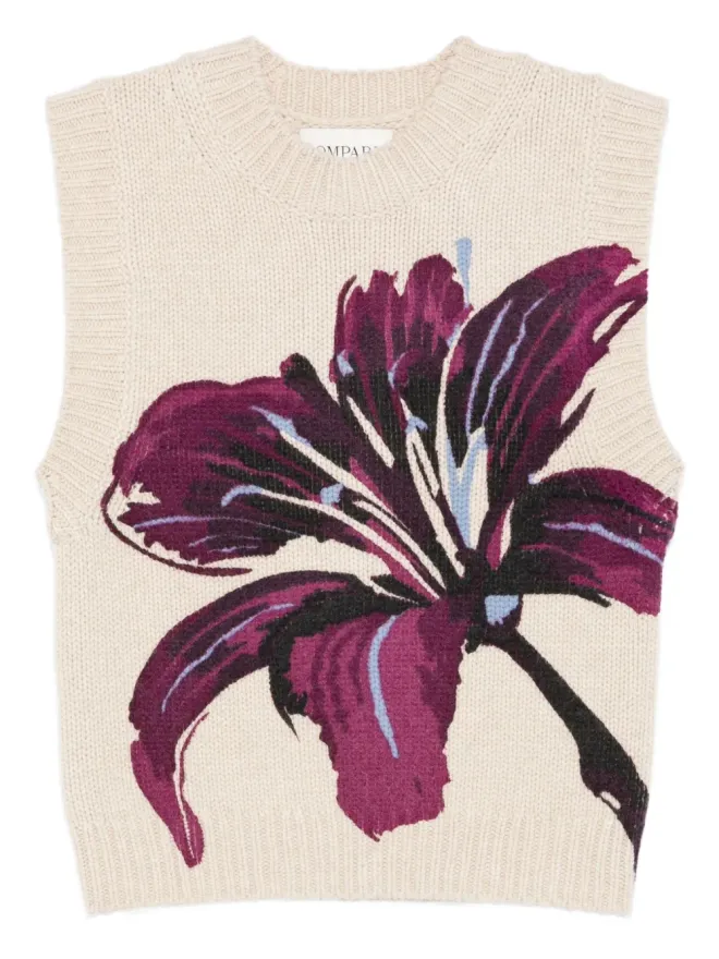BOMPARD BOMPARD 花柄プリント ノースリーブ ベストの商品画像