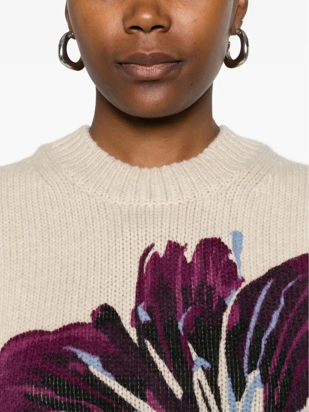 BOMPARD 花柄プリント ノースリーブ ベスト - 画像5
