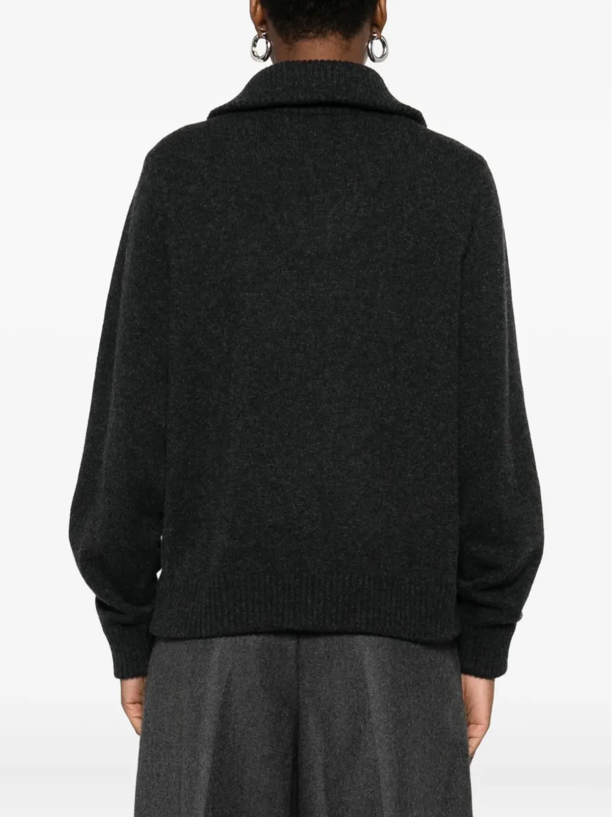 BOMPARD ジップネック リブセーター - 画像4