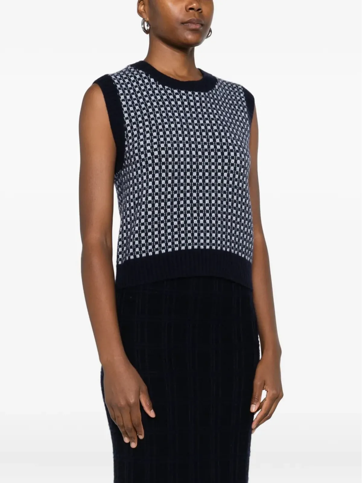 BOMPARD 柄入りクルーネックベスト - 画像3