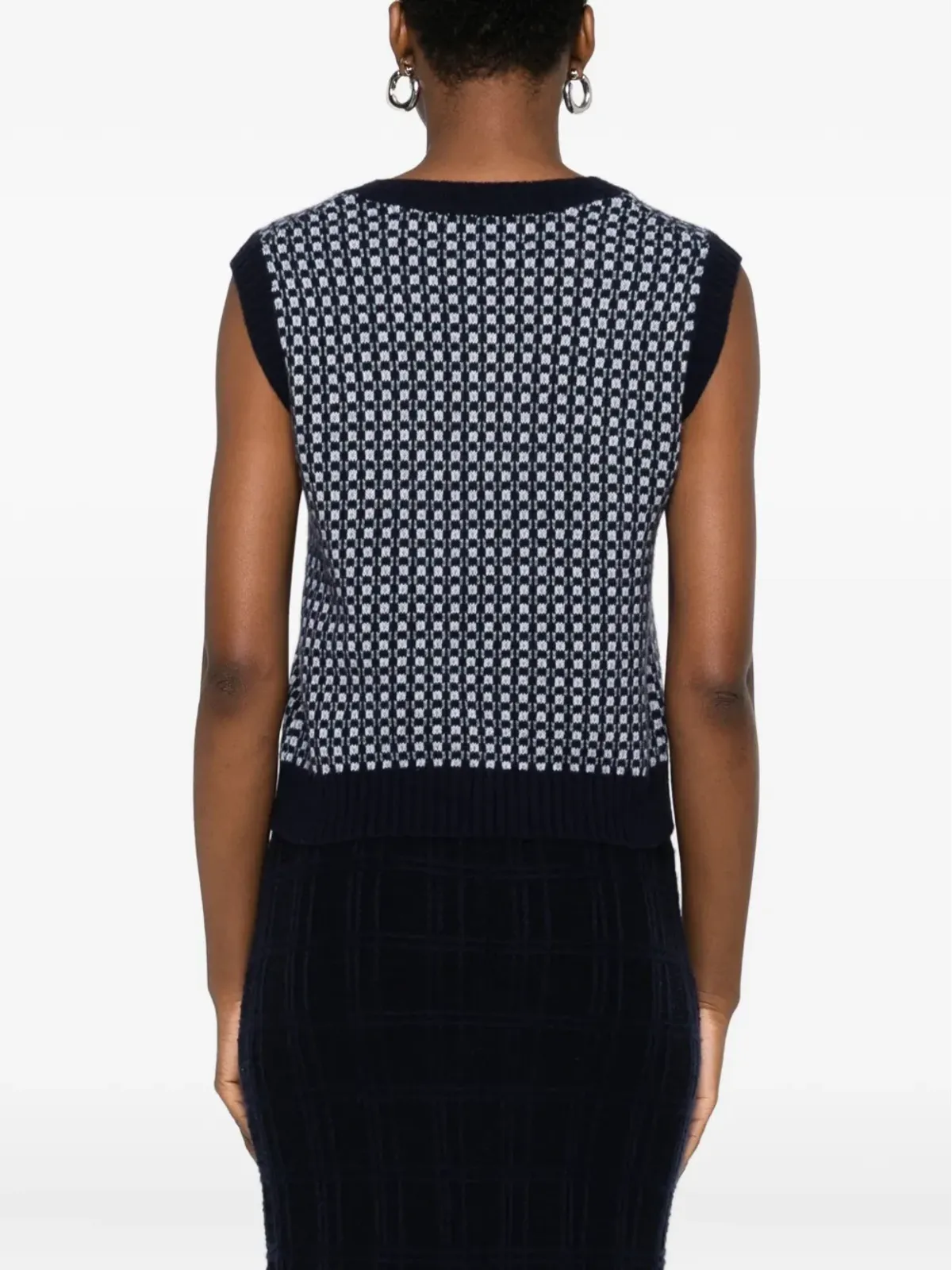 BOMPARD 柄入りクルーネックベスト - 画像4