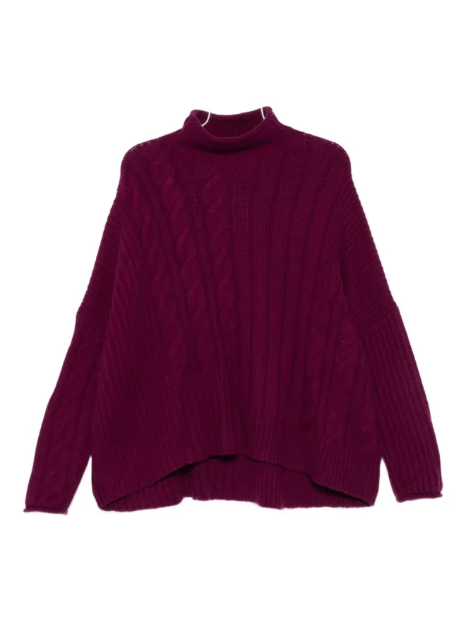 BOMPARD BOMPARD ケーブルニットハイネックセーターの商品画像