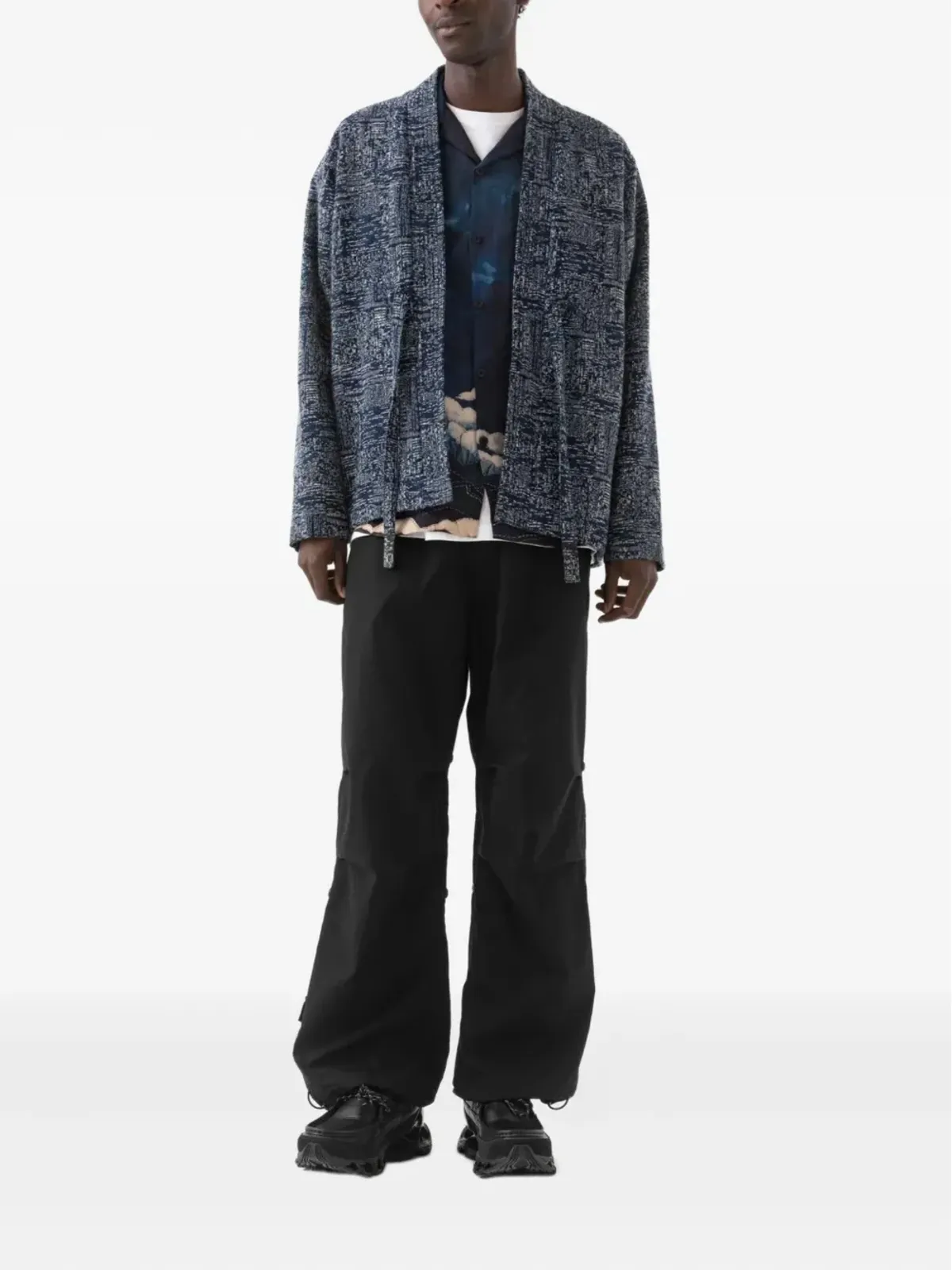 Maharishi 6242 サシコ オープンフロント ストラップ シャツ - 画像2
