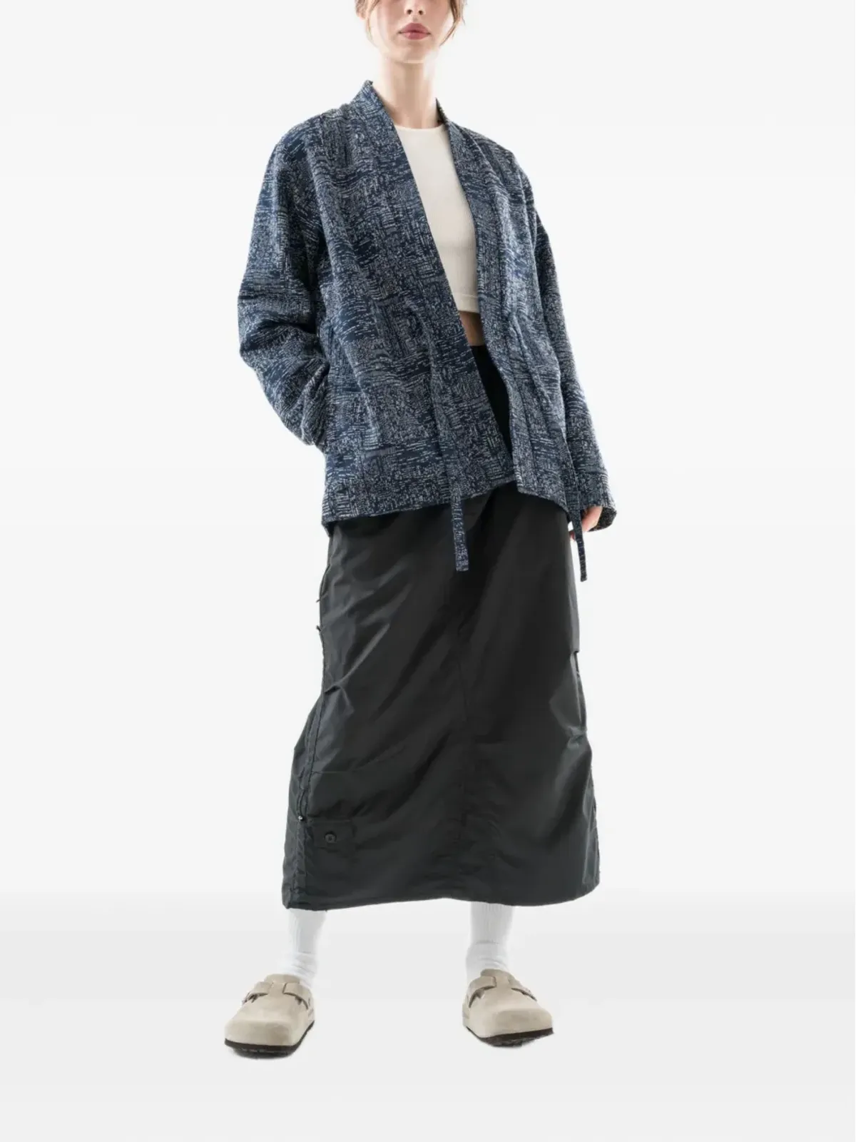 Maharishi 6242 サシコ オープンフロント ストラップ シャツ - 画像3