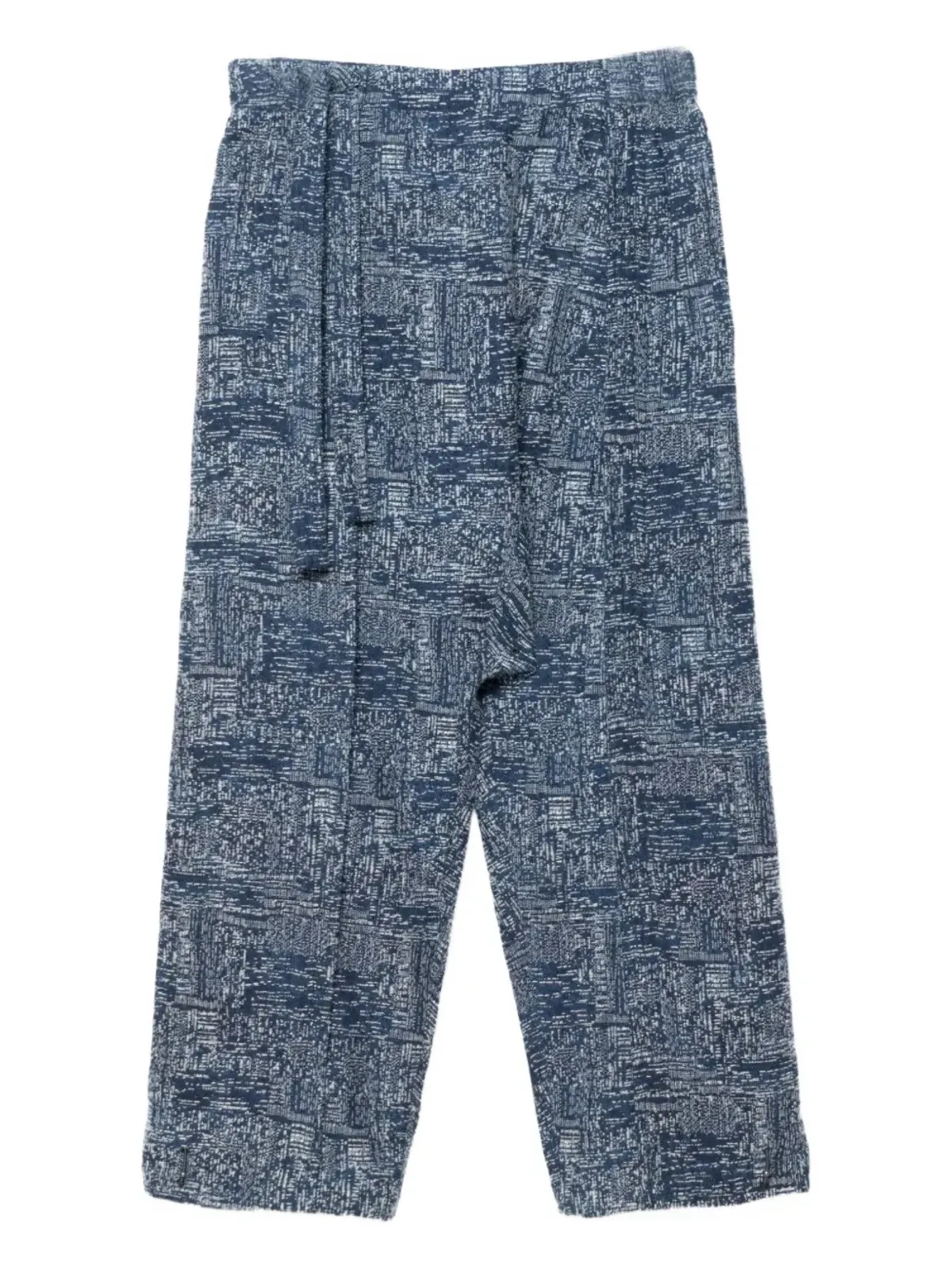 Maharishi コットンウール混紡 テクスチャードパンツ ブルー - 画像1