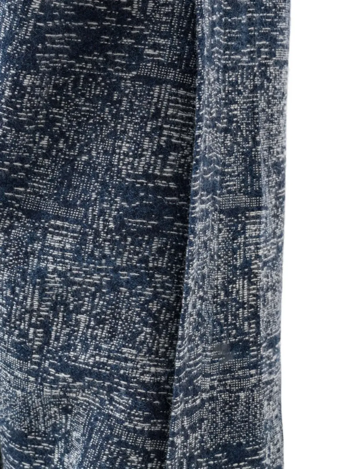 Maharishi コットンウール混紡 テクスチャードパンツ ブルー - 画像5
