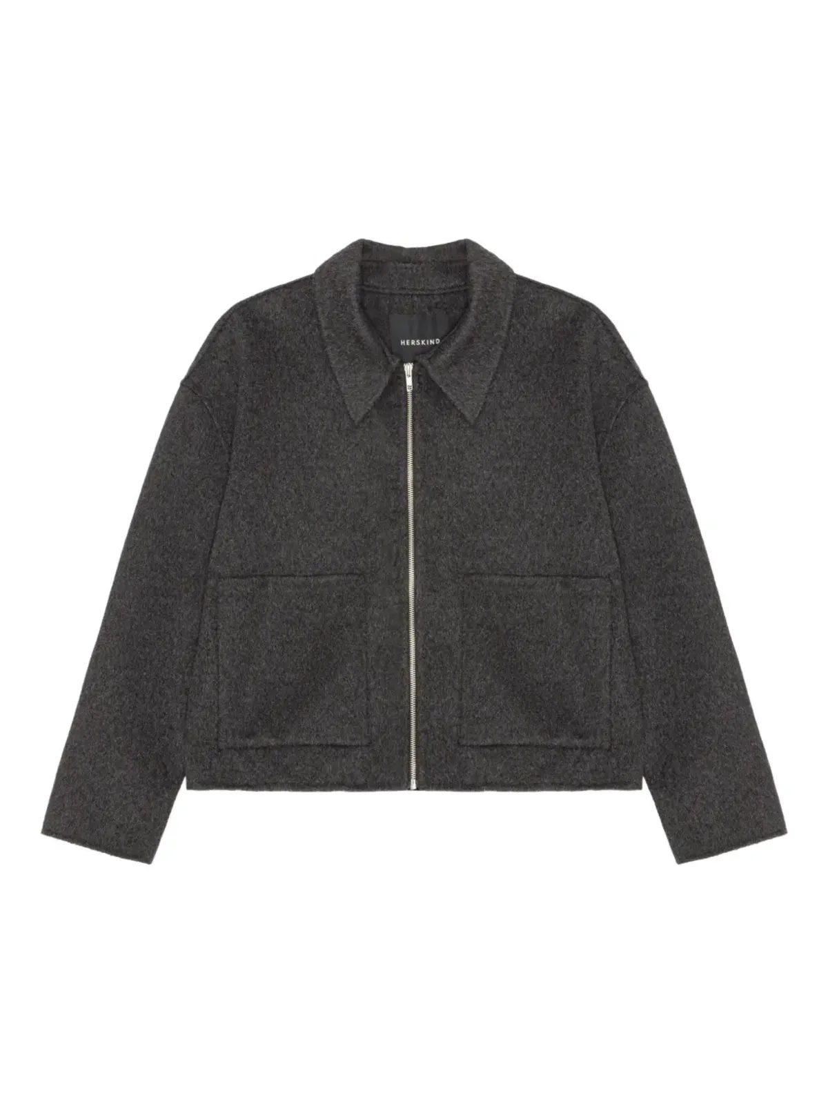 HERSKIND ジップフロント パッチポケット ジャケット - 画像1