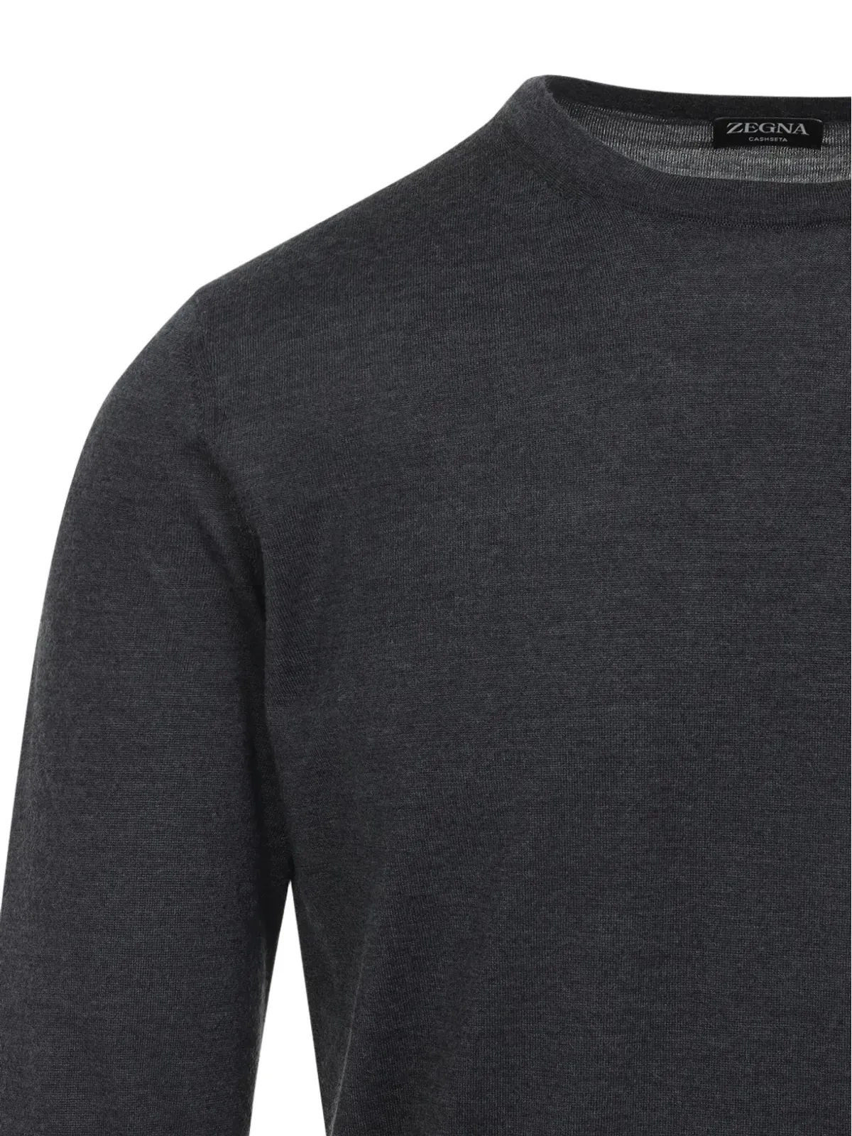 Zegna カシミヤ クルーネック セーター - 画像3