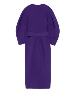 Solace London アレグラ パフスリーブ ベルト付き マキシドレス - パープル - サムネイル2