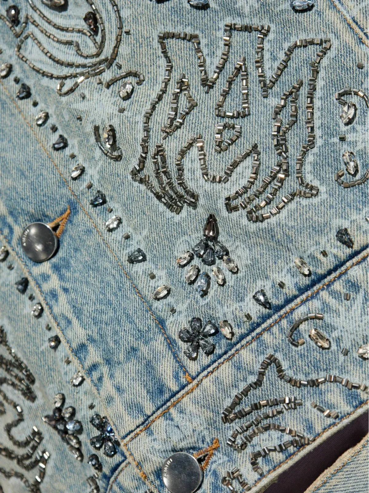 AMIRI エンベリッシュド ペイズリージャケット - 画像5
