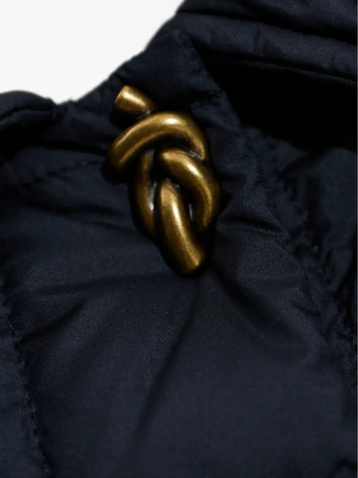 Moncler グレスィロン キルテッド ベルト付きコート - 画像5