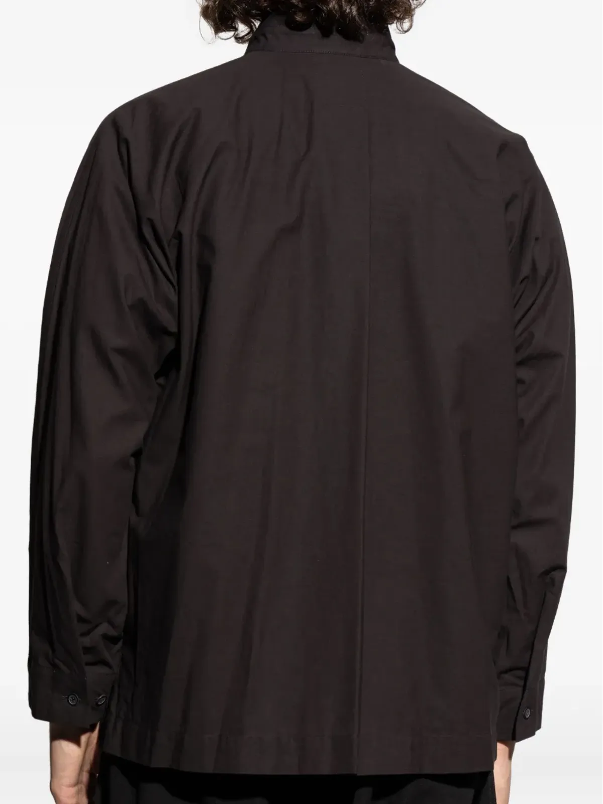 Homme Plissé Issey Miyake マンダリンカラー ポケットシャツ - 画像4