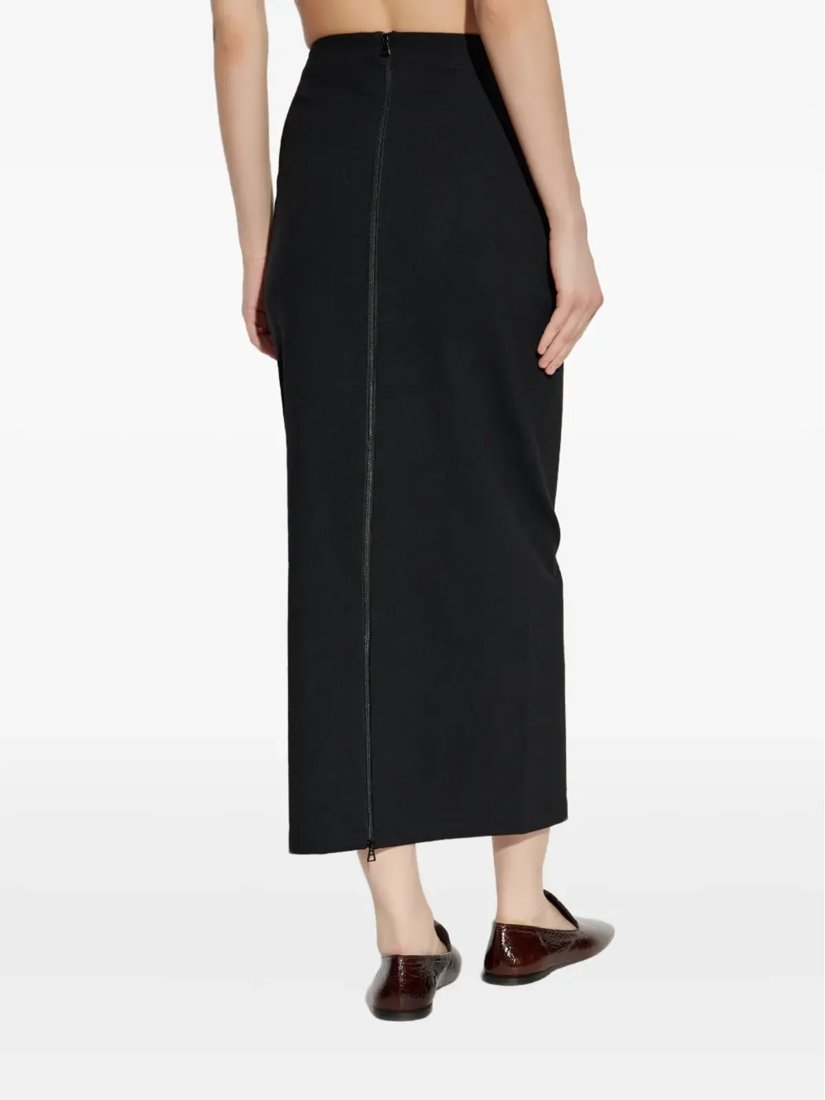 Issey Miyake トルソー風シャツボタン付きスカート - 画像4
