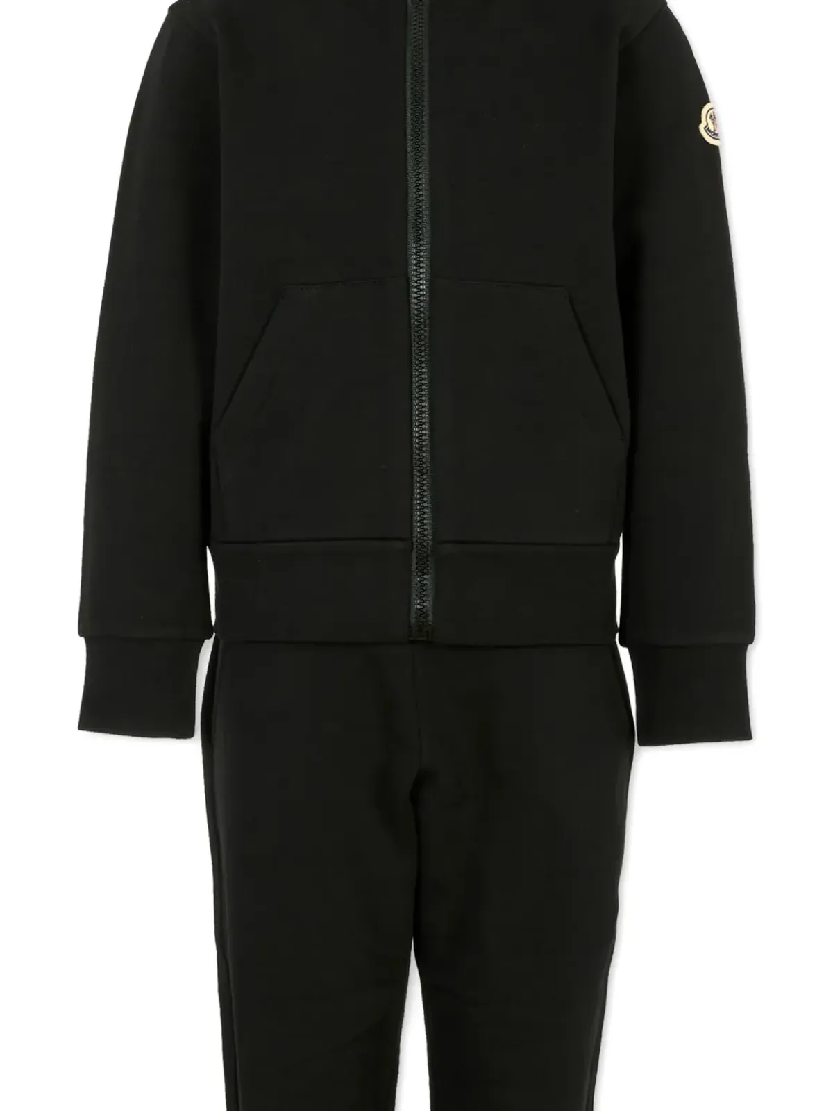 Moncler Enfant フード付きジップアップ トラックスーツセット（2点セット）- ブラック - 画像3