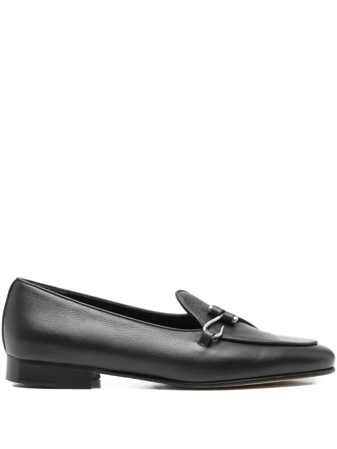Edhen Milano Edhen Milano バックルディテール レザー ローファー - ブラックの商品画像