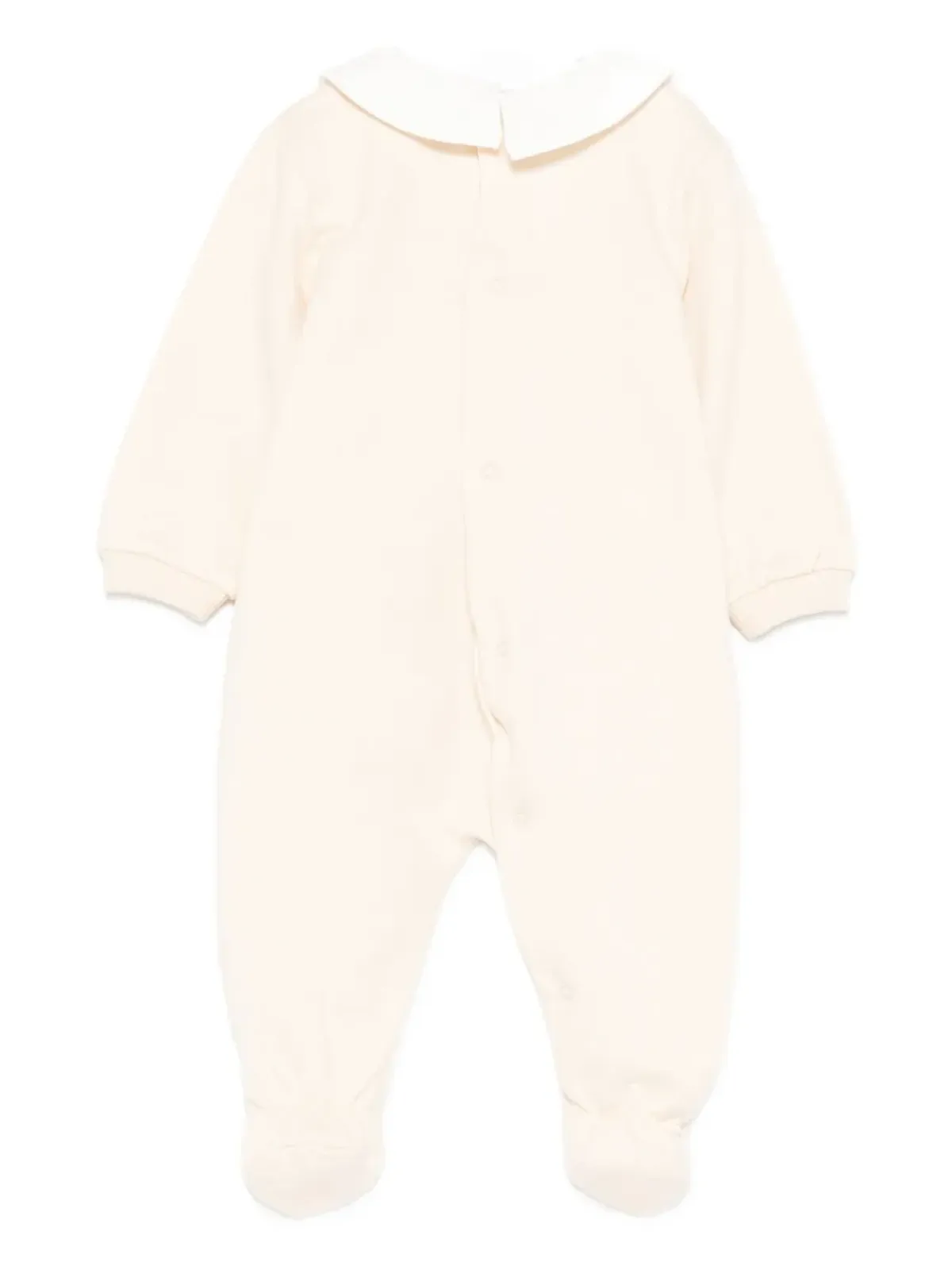 Moschino Kids teddy-print ピーターパンカラー ロンパース - 画像2