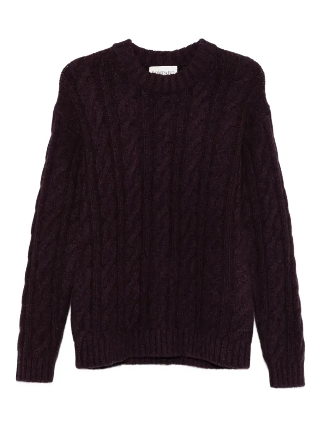 BOMPARD BOMPARD ケーブルニット ラウンドネックセーターの商品画像
