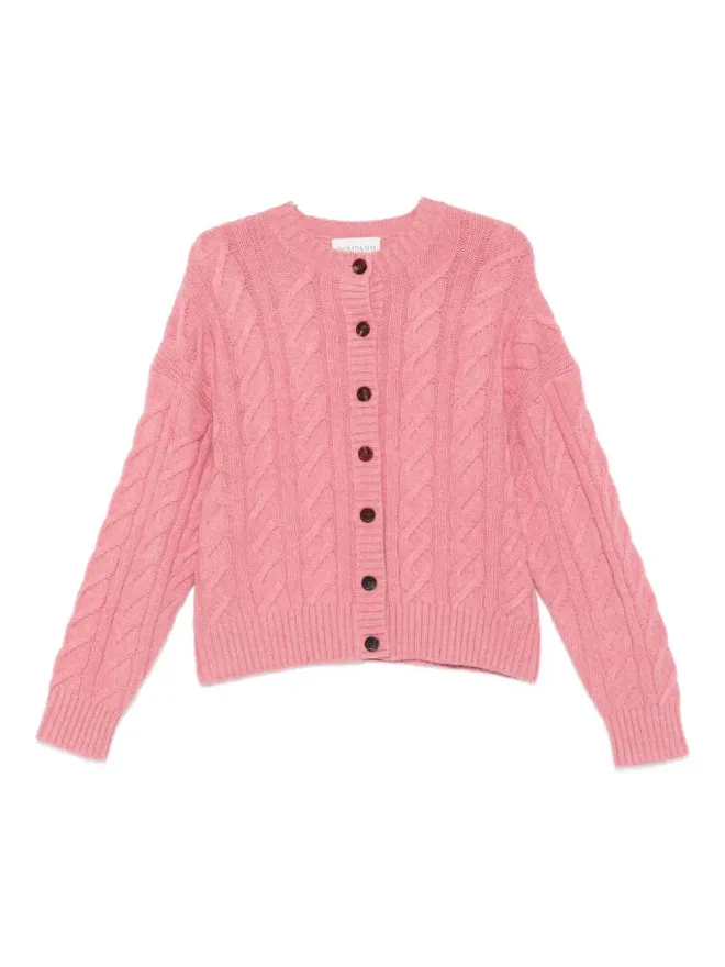 BOMPARD BOMPARD ケーブルニット クルーネック カーディガンの商品画像