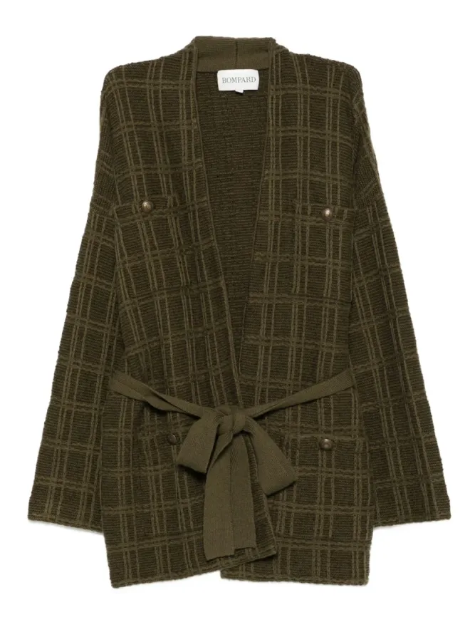 BOMPARD BOMPARD テクスチャード ベルテッド カーディガンの商品画像