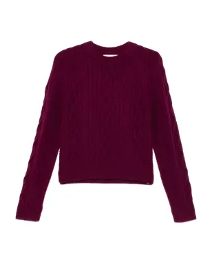 BOMPARD ケーブルニット クルーネック セーター - サムネイル1