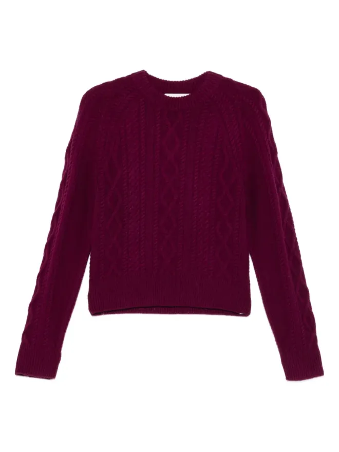 BOMPARD BOMPARD ケーブルニット クルーネック セーターの商品画像