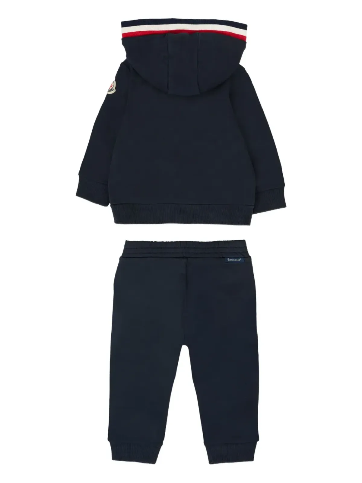 Moncler Enfant フード付きジップアップ トラックスーツ - ブルー - 画像2