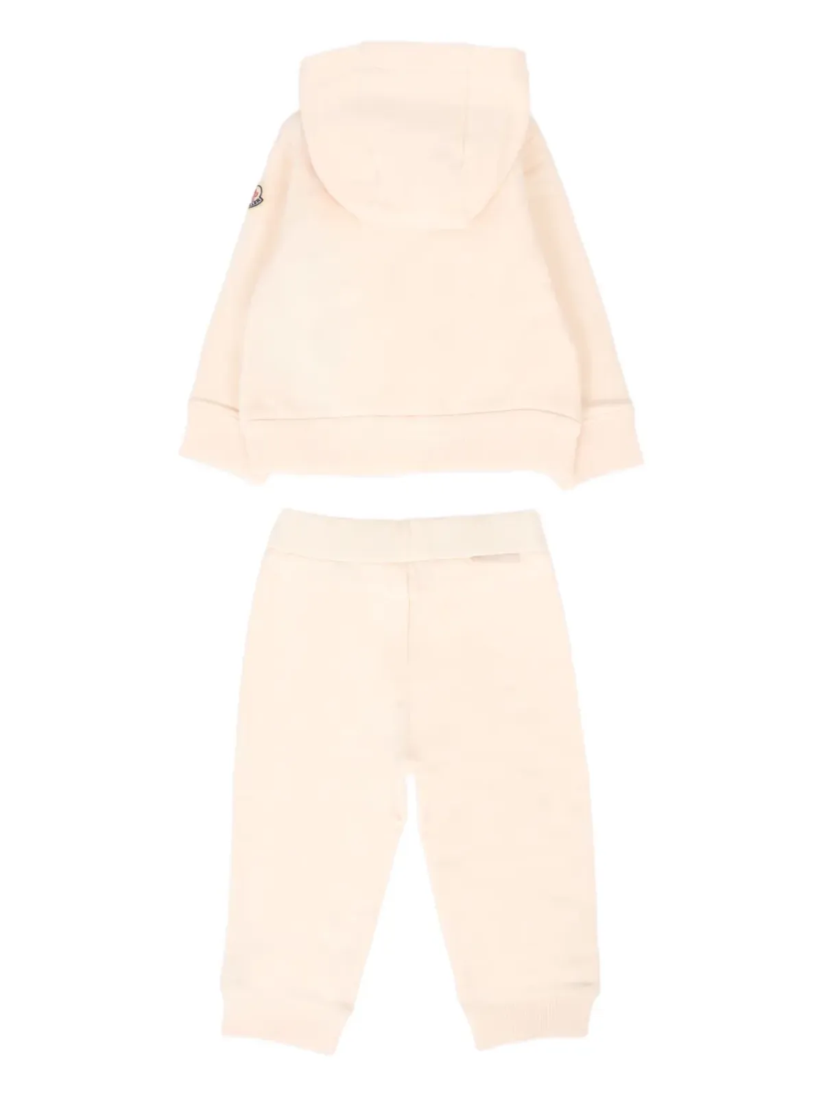 Moncler Enfant ロゴ刺繍入りフード付きトラックスーツセット（セット2点） - ピンク - 画像2