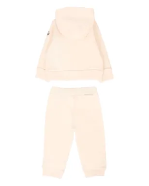 Moncler Enfant ロゴ刺繍入りフード付きトラックスーツセット（セット2点） - ピンク - サムネイル2