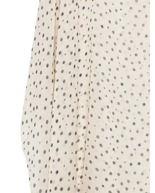 Faliero Sarti ポルカドット柄 シルク ドレス - サムネイル3