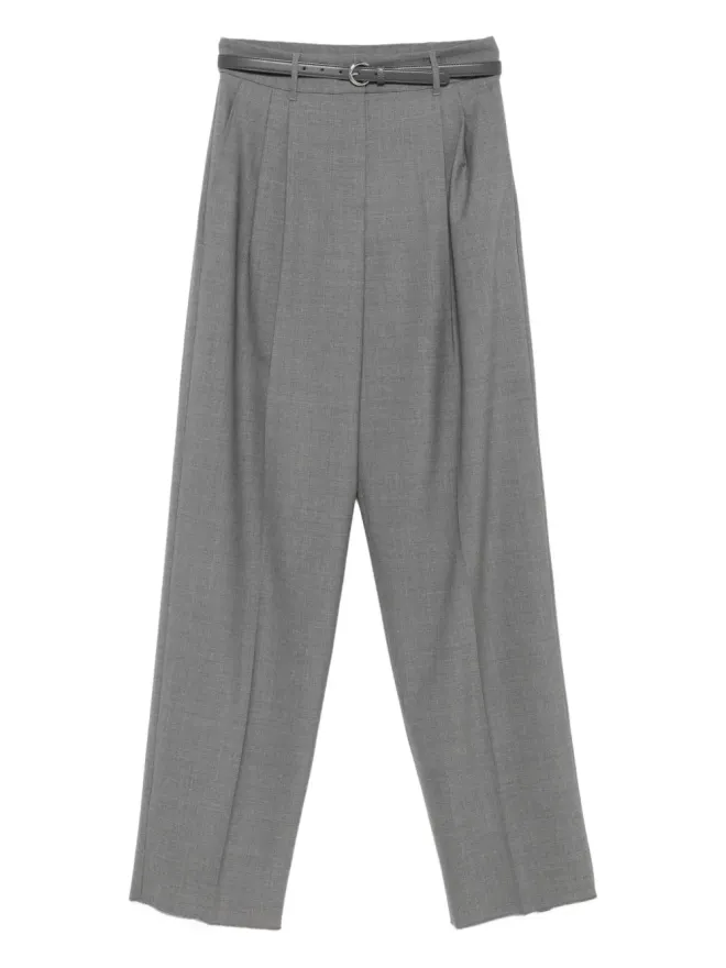 Max Mara Max Mara プリーツフロントベルト付きパンツの商品画像