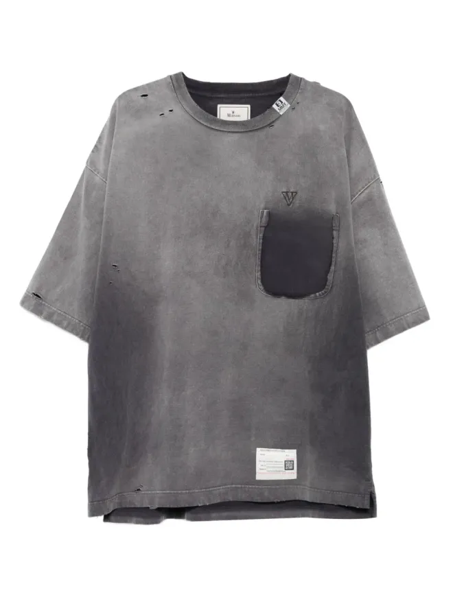 Maison MIHARA YASUHIRO Maison MIHARA YASUHIRO フェードエフェクト ポケットTシャツの商品画像