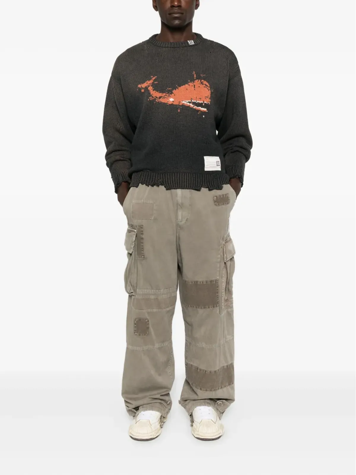 Maison MIHARA YASUHIRO コットンカーゴパンツ - 画像2
