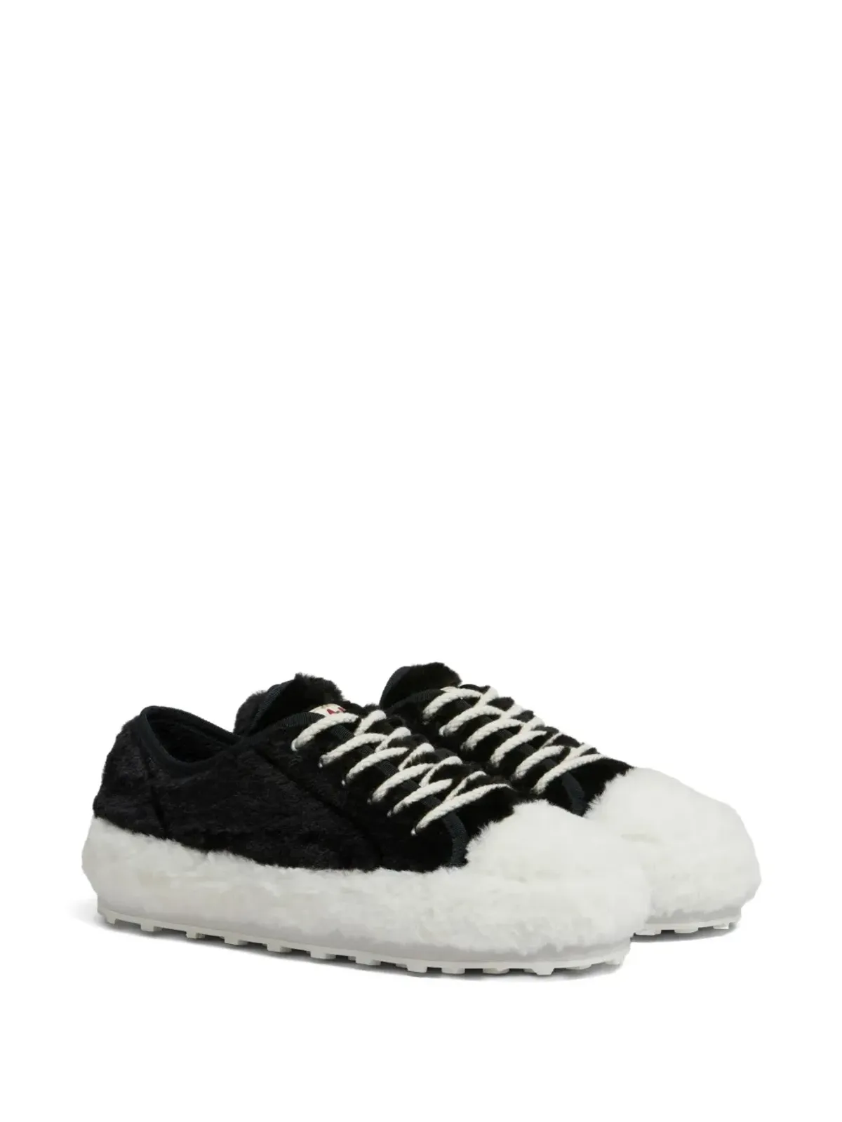 Marni Pre-Owned テディ ローカットスニーカー - ブラック - 画像2
